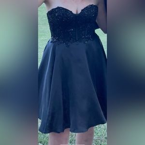 Beautiful black homecoming dress!